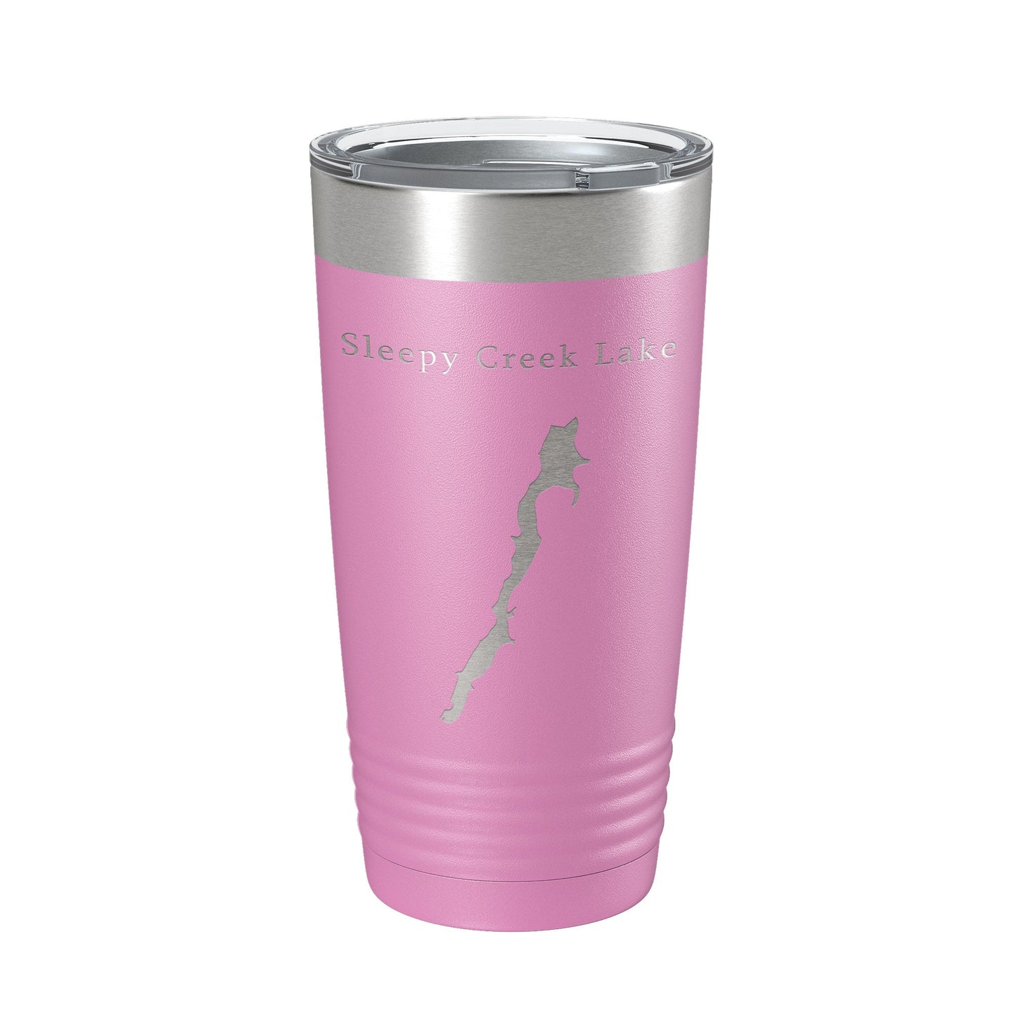 Sleepy Creek Lake Map Tumbler Travel Mug Insulated Laser Engraved Coffee Cup West Virginia 20 oz