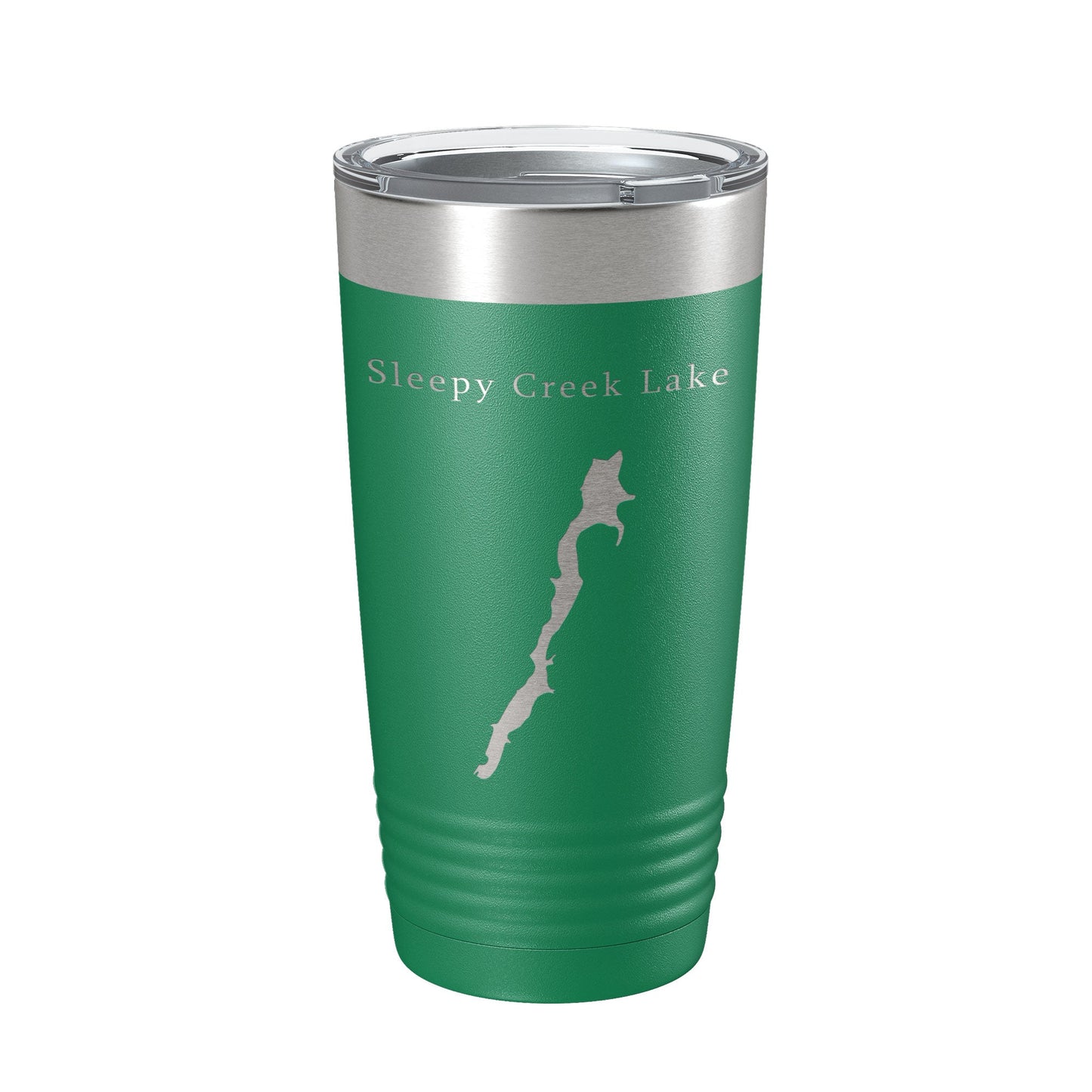 Sleepy Creek Lake Map Tumbler Travel Mug Insulated Laser Engraved Coffee Cup West Virginia 20 oz