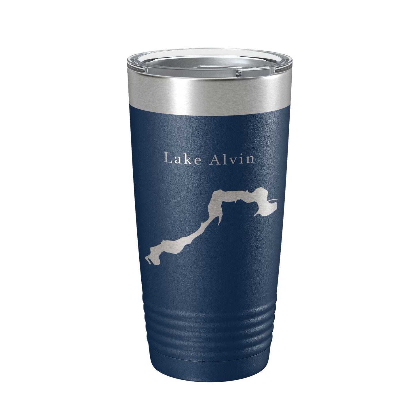 Lake Alvin Map Tumbler Travel Mug Insulated Laser Engraved Coffee Cup South Dakota 20 oz
