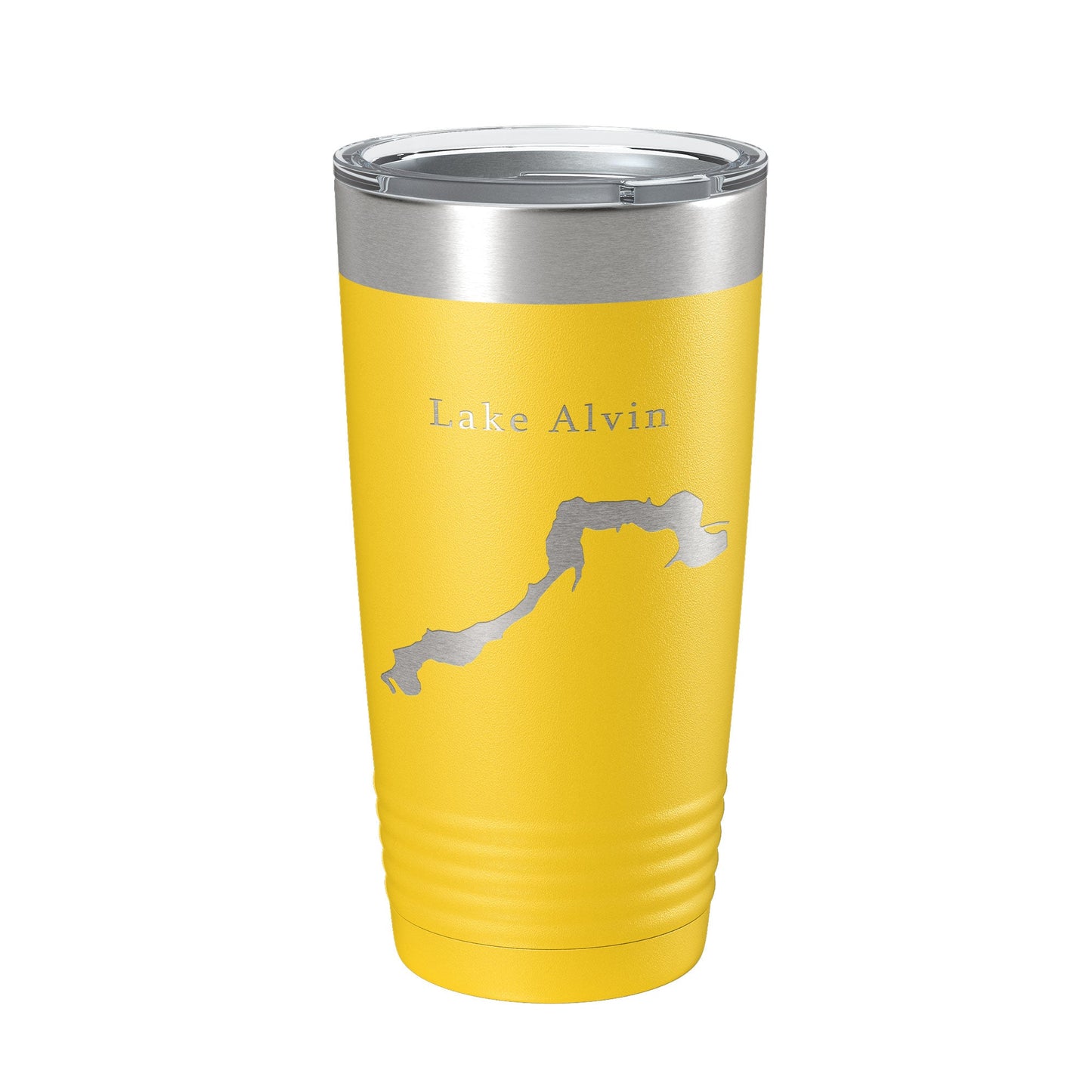 Lake Alvin Map Tumbler Travel Mug Insulated Laser Engraved Coffee Cup South Dakota 20 oz