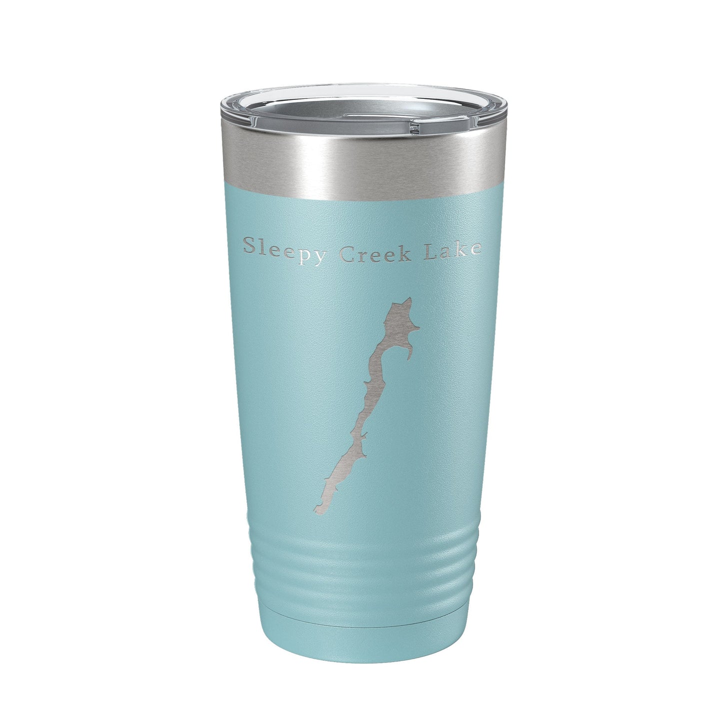 Sleepy Creek Lake Map Tumbler Travel Mug Insulated Laser Engraved Coffee Cup West Virginia 20 oz
