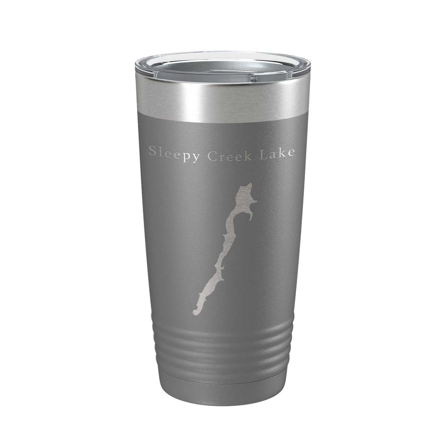 Sleepy Creek Lake Map Tumbler Travel Mug Insulated Laser Engraved Coffee Cup West Virginia 20 oz