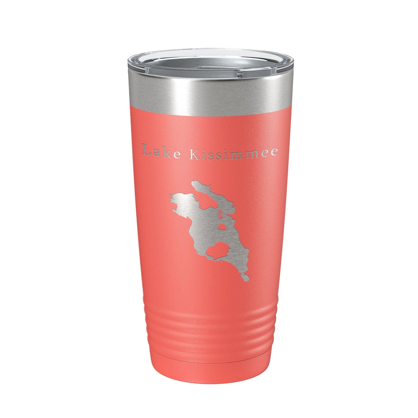 Lake Kissimmee Map Tumbler Travel Mug Insulated Laser Engraved Coffee Cup Florida 20 oz