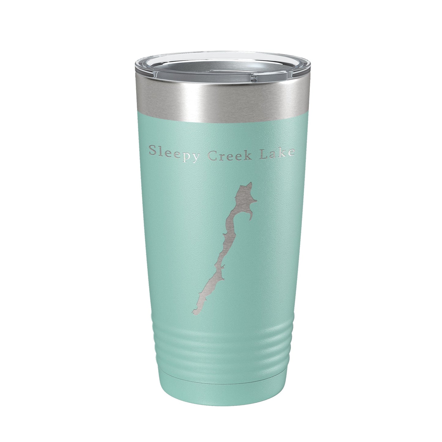 Sleepy Creek Lake Map Tumbler Travel Mug Insulated Laser Engraved Coffee Cup West Virginia 20 oz