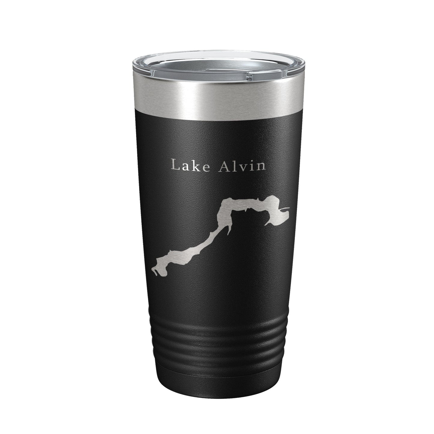 Lake Alvin Map Tumbler Travel Mug Insulated Laser Engraved Coffee Cup South Dakota 20 oz