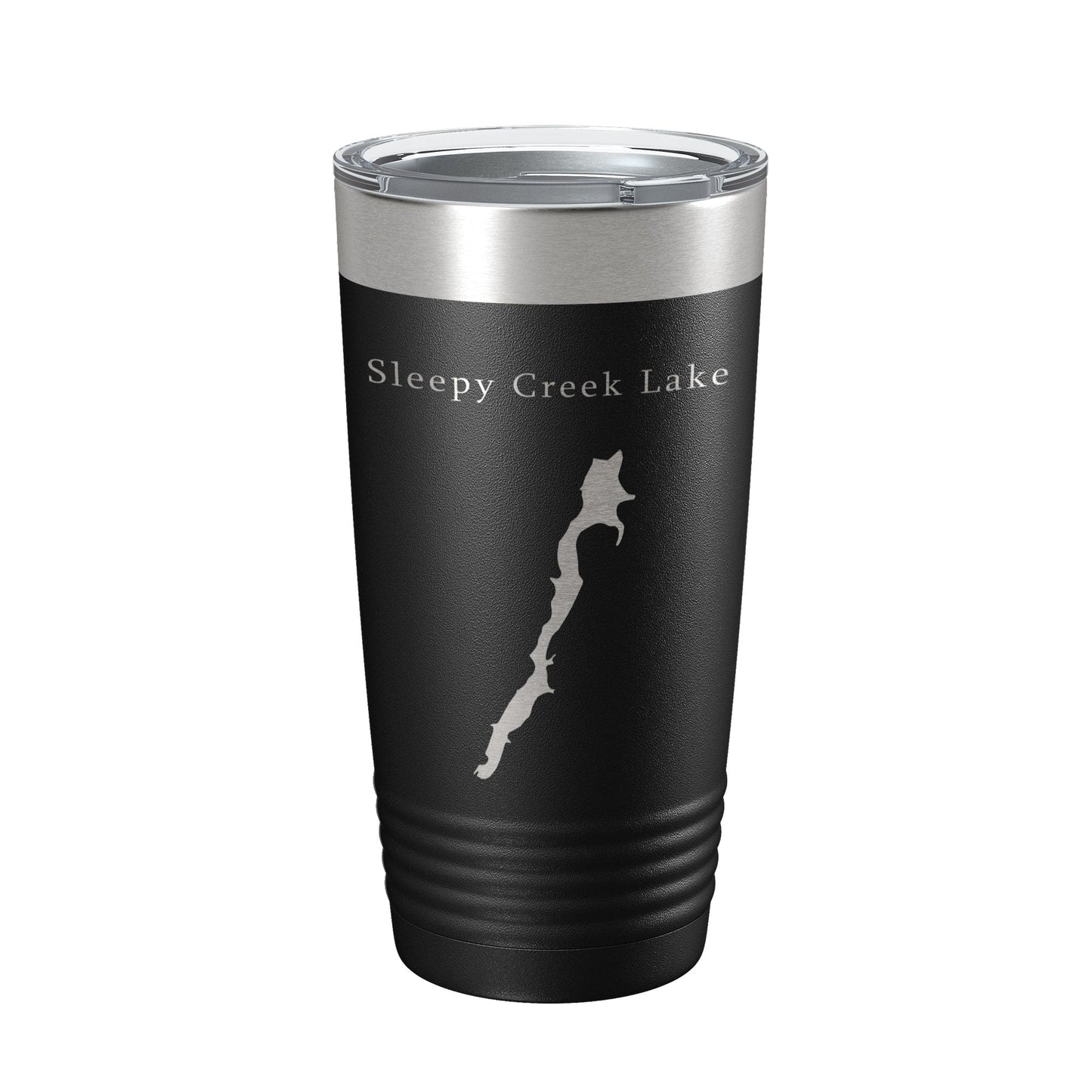 Sleepy Creek Lake Map Tumbler Travel Mug Insulated Laser Engraved Coffee Cup West Virginia 20 oz