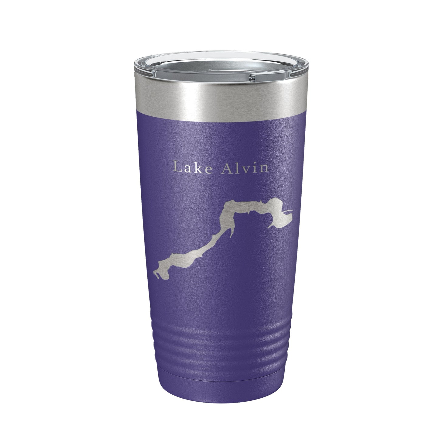 Lake Alvin Map Tumbler Travel Mug Insulated Laser Engraved Coffee Cup South Dakota 20 oz