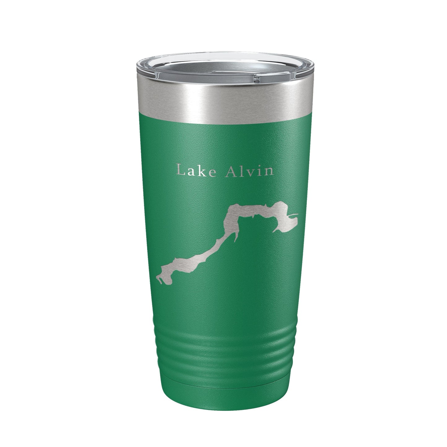 Lake Alvin Map Tumbler Travel Mug Insulated Laser Engraved Coffee Cup South Dakota 20 oz