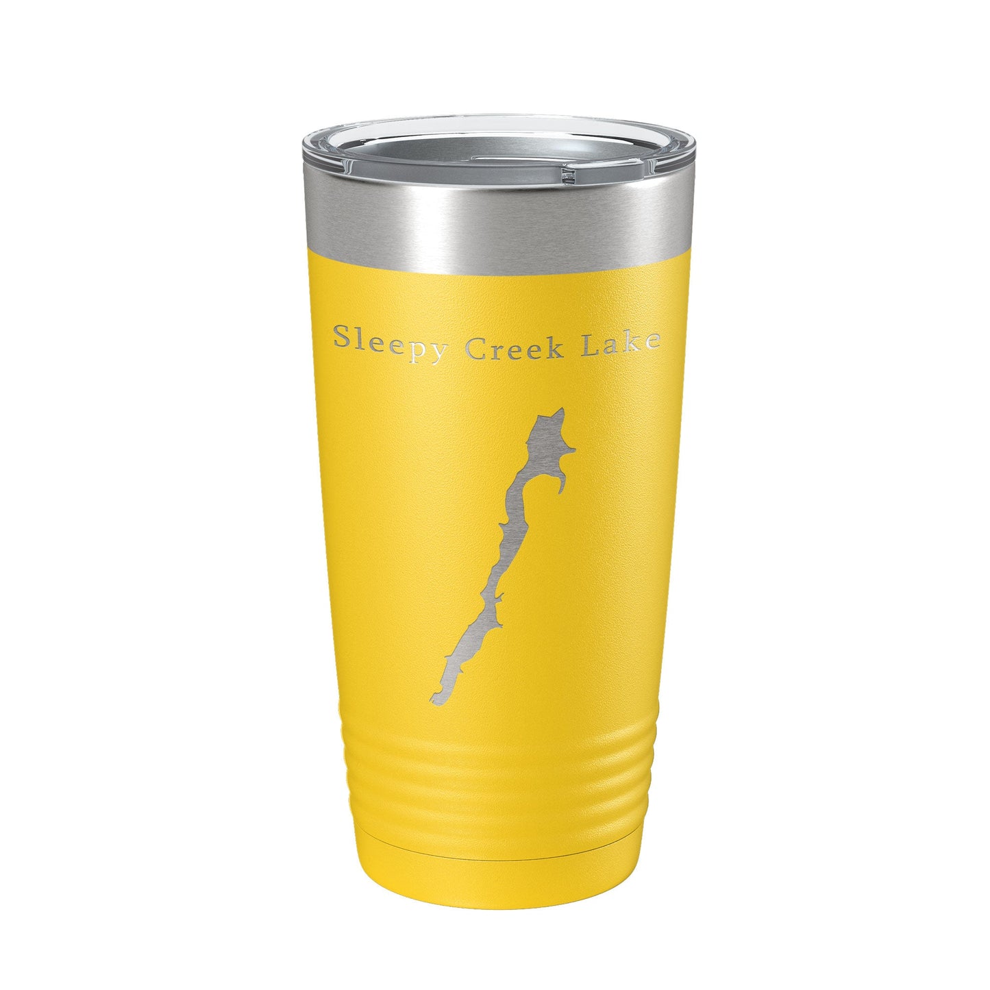 Sleepy Creek Lake Map Tumbler Travel Mug Insulated Laser Engraved Coffee Cup West Virginia 20 oz
