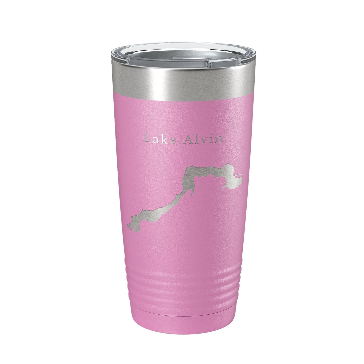 Lake Alvin Map Tumbler Travel Mug Insulated Laser Engraved Coffee Cup South Dakota 20 oz
