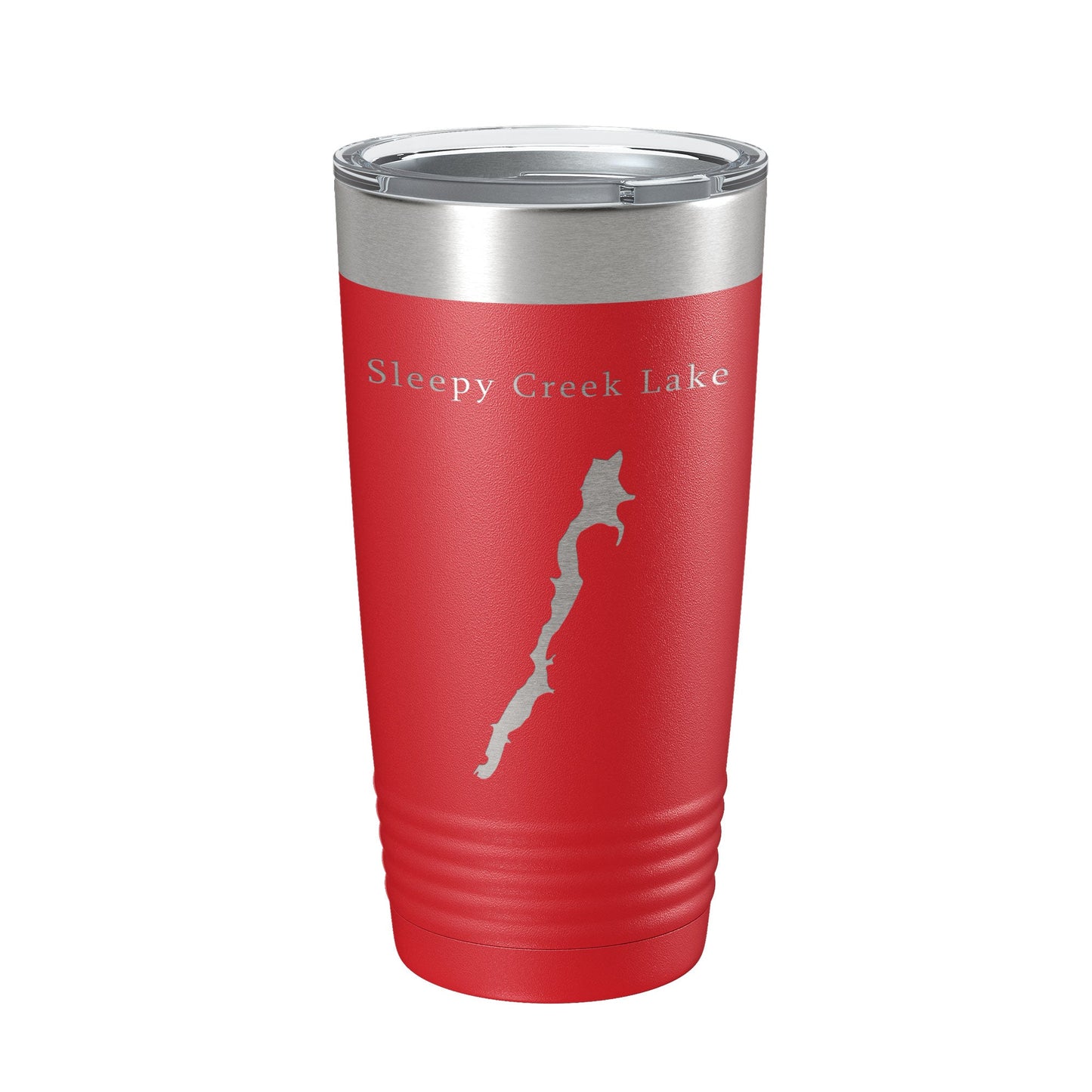 Sleepy Creek Lake Map Tumbler Travel Mug Insulated Laser Engraved Coffee Cup West Virginia 20 oz