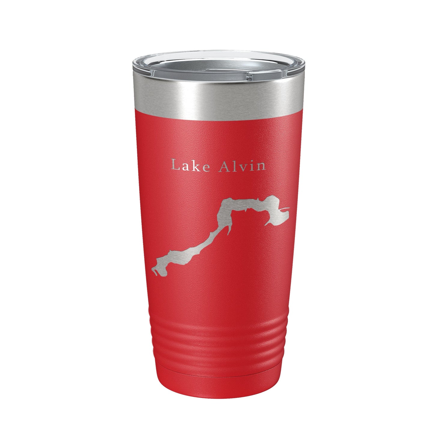 Lake Alvin Map Tumbler Travel Mug Insulated Laser Engraved Coffee Cup South Dakota 20 oz