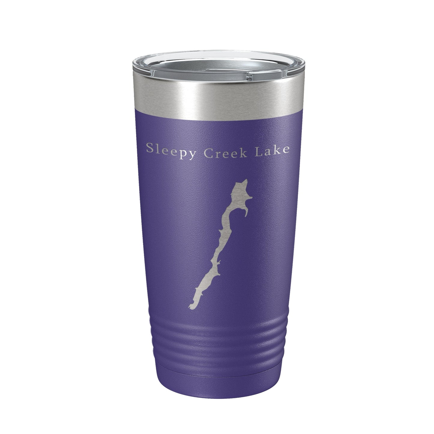 Sleepy Creek Lake Map Tumbler Travel Mug Insulated Laser Engraved Coffee Cup West Virginia 20 oz