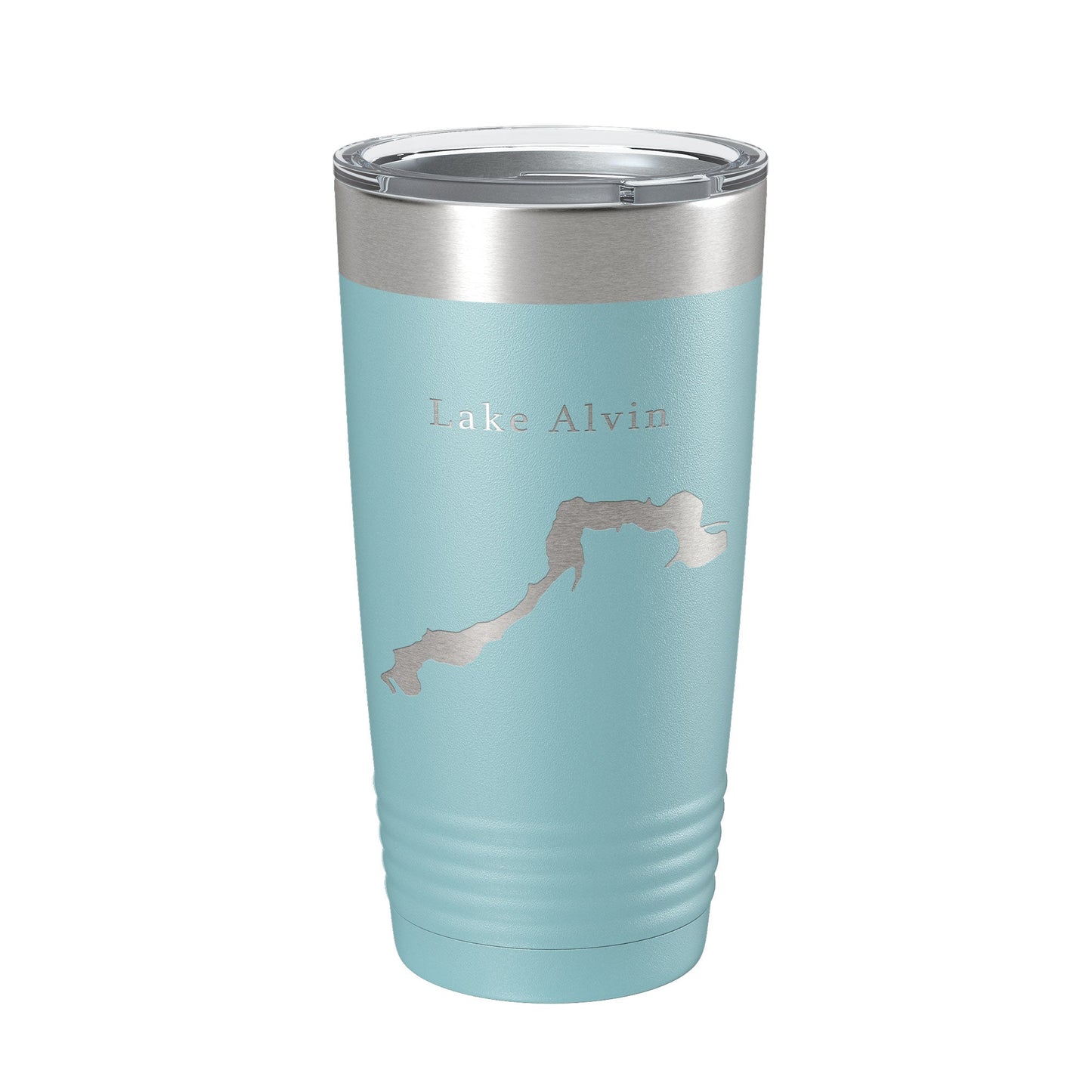 Lake Alvin Map Tumbler Travel Mug Insulated Laser Engraved Coffee Cup South Dakota 20 oz